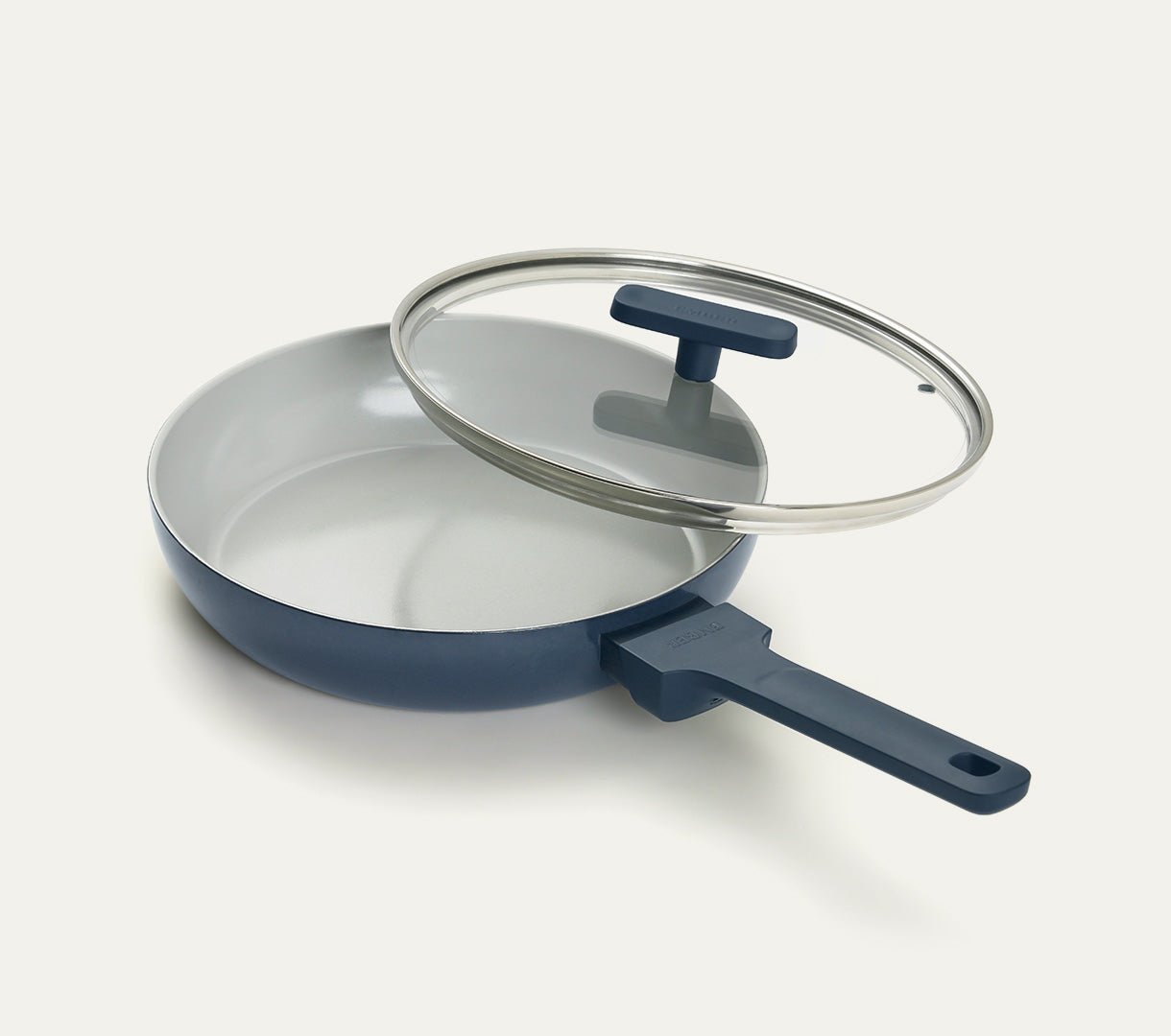 Frypan 24cm with glass lid (2.0) - Nilgiri Blue