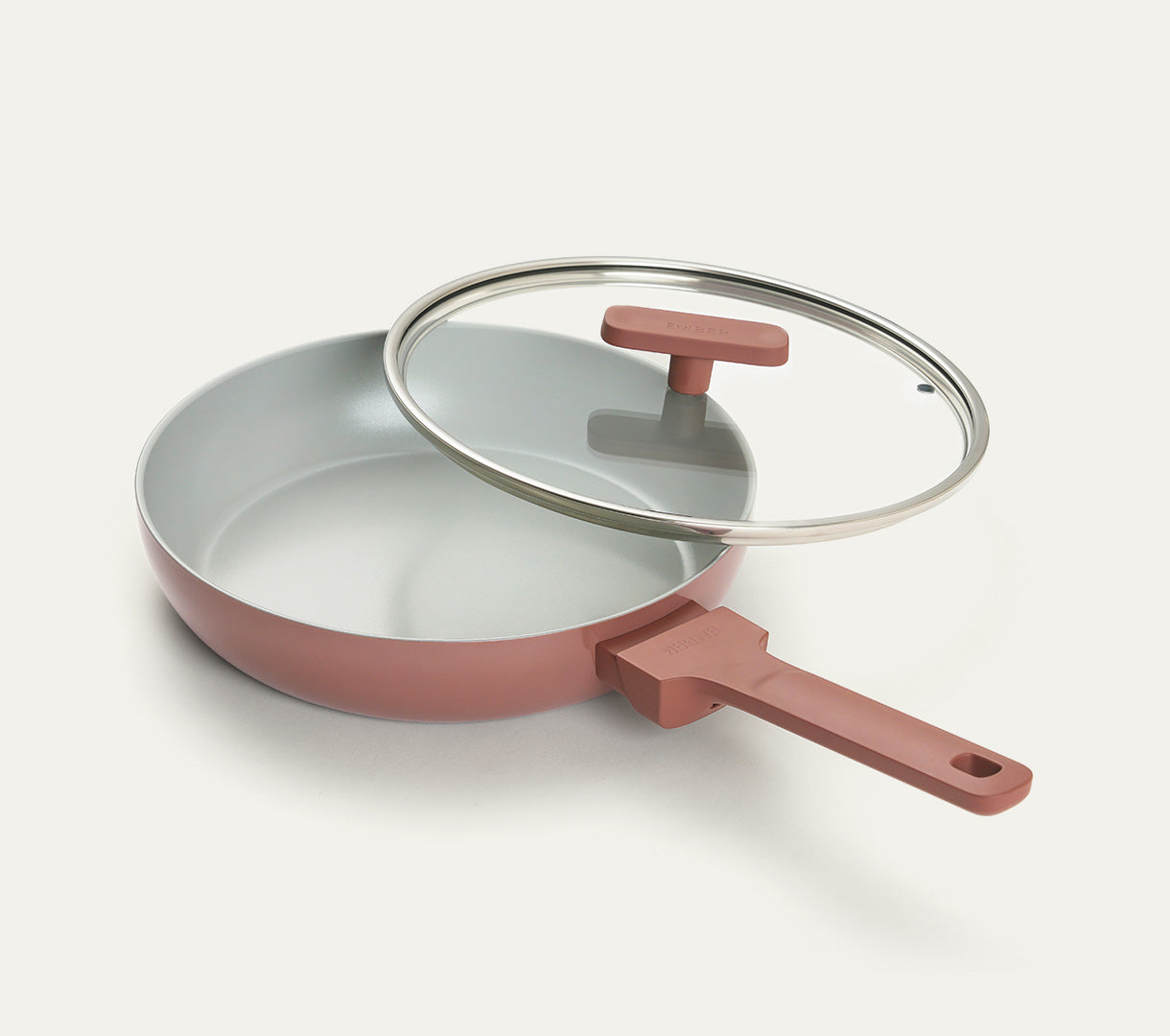 Frypan 24cm with glass lid (2.0) - Jaipur Terracotta