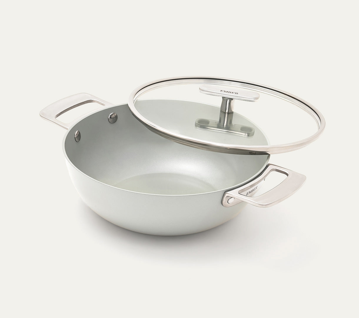 Kadai 24cm with glass lid - Himalayan Mist