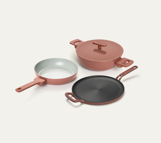 The Complete Kitchen Trio - Jaipur Terracotta