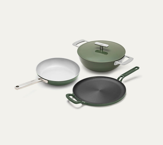 The Complete Kitchen Trio - Coorg Green