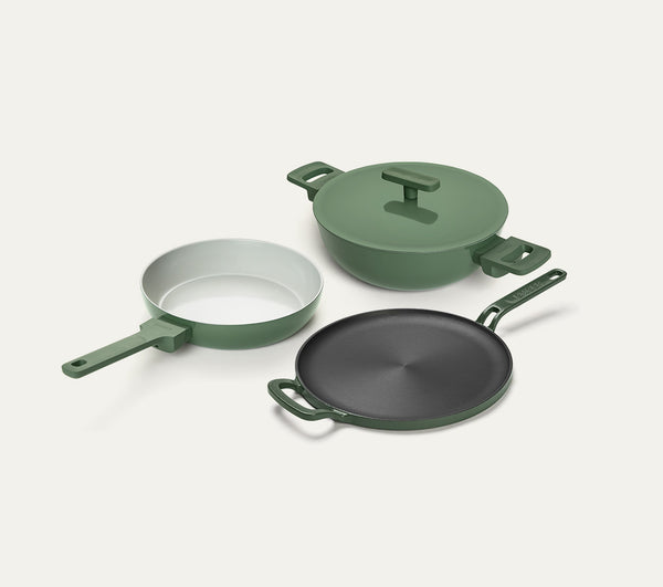The Complete Kitchen Trio - Coorg Green
