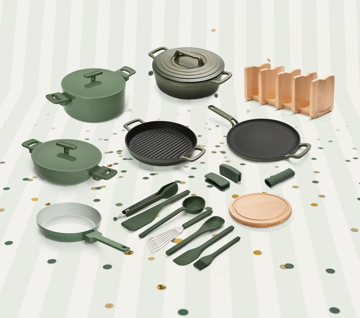 The Ember Colour Collection - Coorg Green + Sage