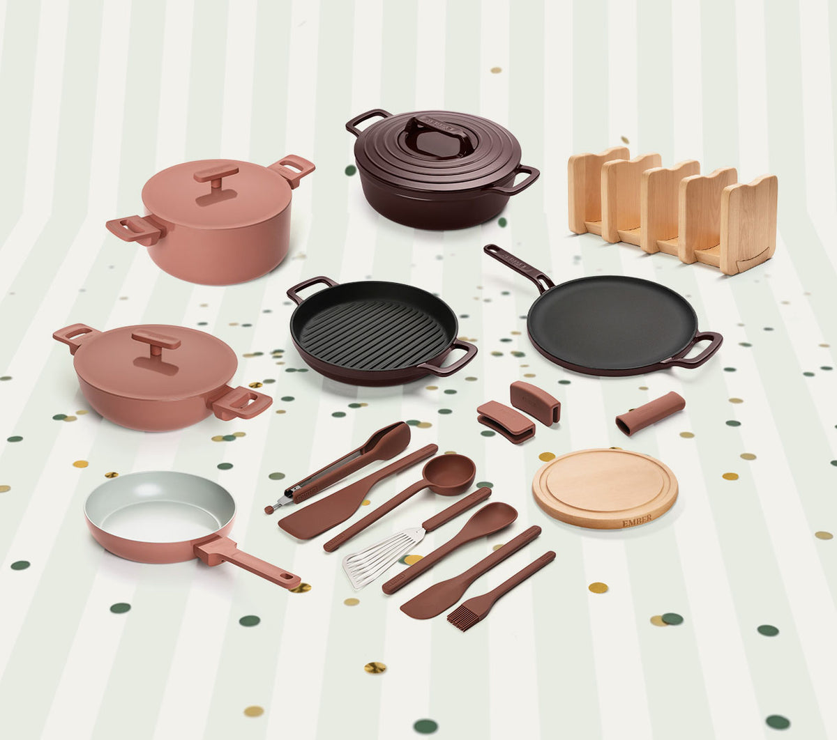 The Ember Colour Collection - Terracotta + Wine