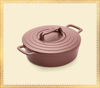 Pre-Seasoned Cast Iron Dutch Oven 27cm - Jaipur Terracotta