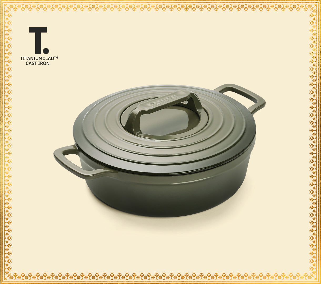 Buy Cast Iron Dutch Oven - Ember Cookware India