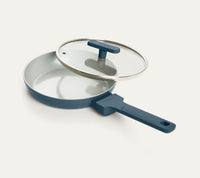 Mini Frypan with Glass Lid 20cm - Nilgiri Blue