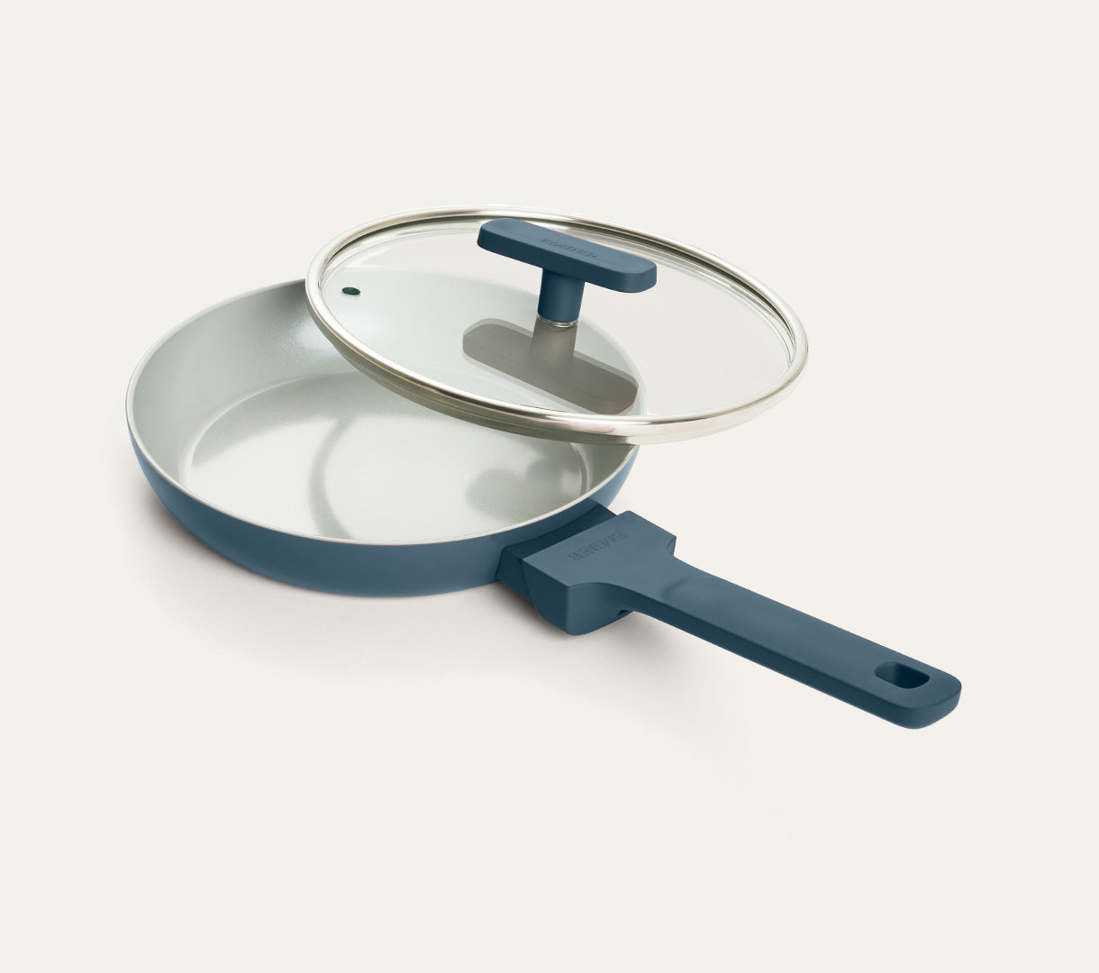 Mini Frypan with Glass Lid 20cm - Nilgiri Blue