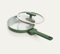 Mini Frypan with Glass Lid 20cm - Coorg Green