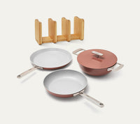 Everyday Cookware Trio (with storage) - Jaipur Terracotta