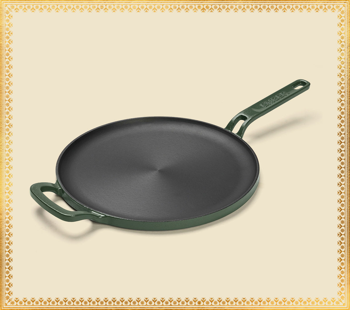 Pre-Seasoned Tawa 27 cm - Coorg Green