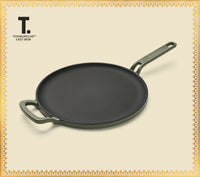 TitaniumClad™  Cast Iron Tawa 27cm - Sage