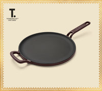 TitaniumClad™  Cast Iron Tawa 27cm - Wine