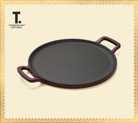 TitaniumClad™  Cast Iron Tawa 30cm - Wine
