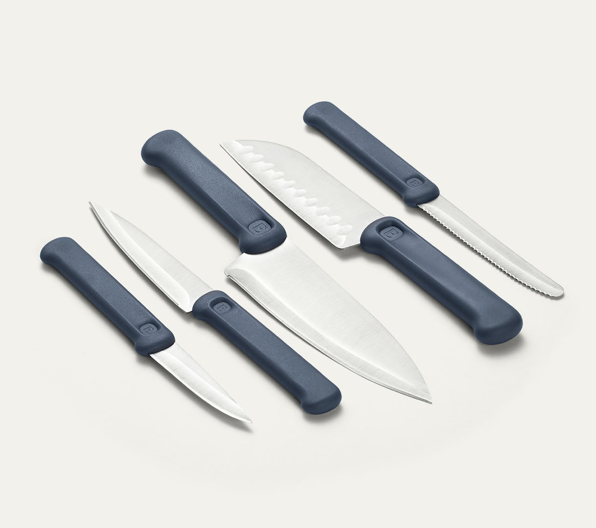 Knife Set of 5 - Nilgiri Blue