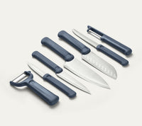 Knife & Peeler Set of 7 - Nilgiri Blue