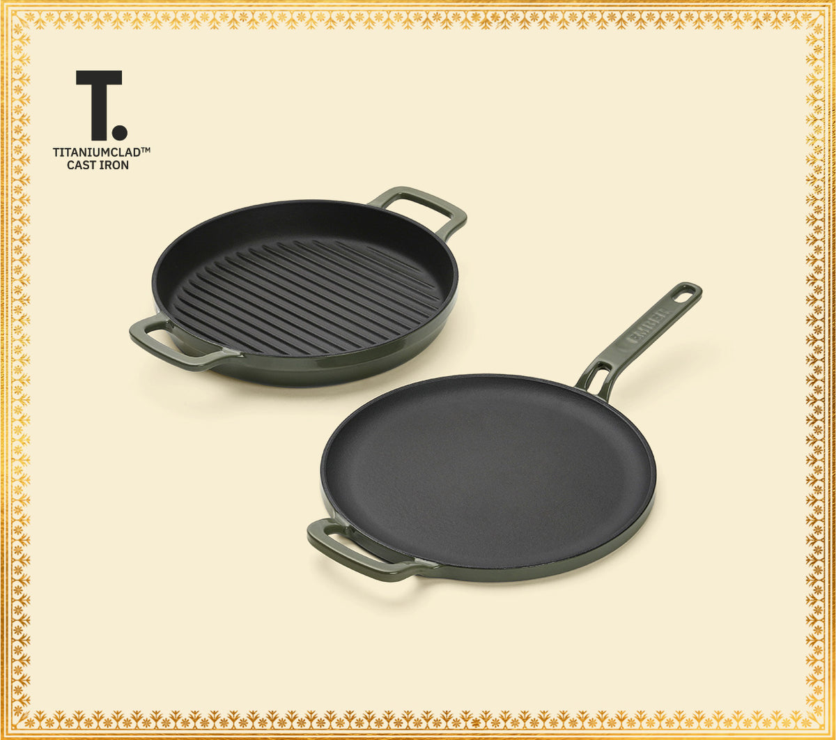 TitaniumClad™ Cast Iron Duo - Sage