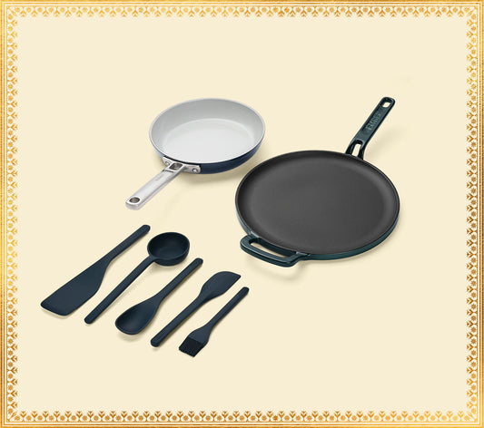 The Ember Breakfast Set - Nilgiri Blue + Teal
