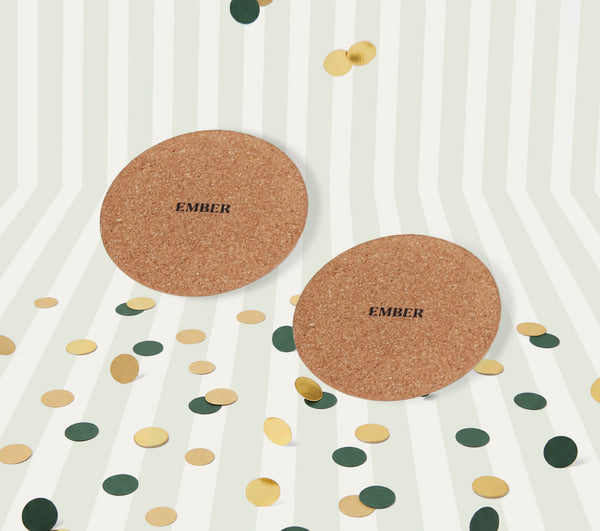 Coasters- Set of 2 - cork