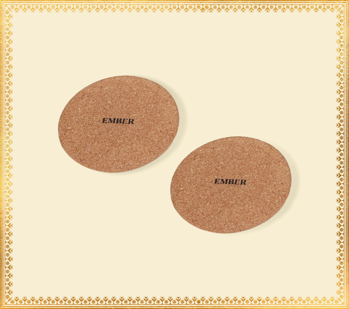 Coasters- Set of 2 - cork