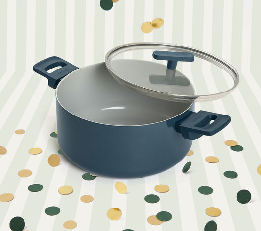 Dutch Oven 24cm with glass lid - Nilgiri Blue
