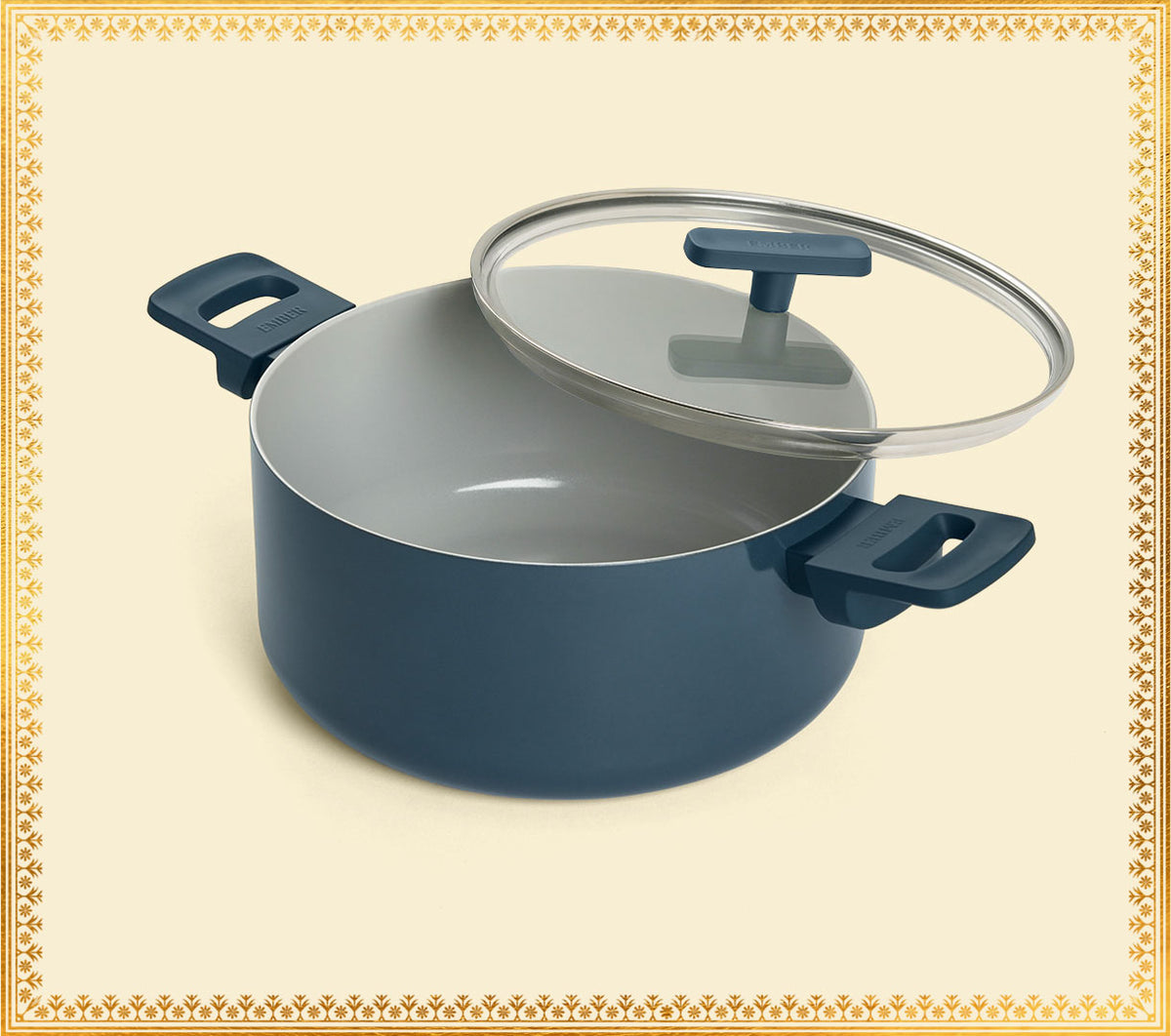Dutch Oven 24cm with glass lid - Nilgiri Blue