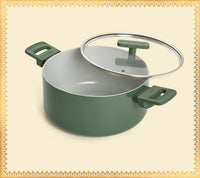 Dutch Oven 24cm with glass lid - Coorg Green