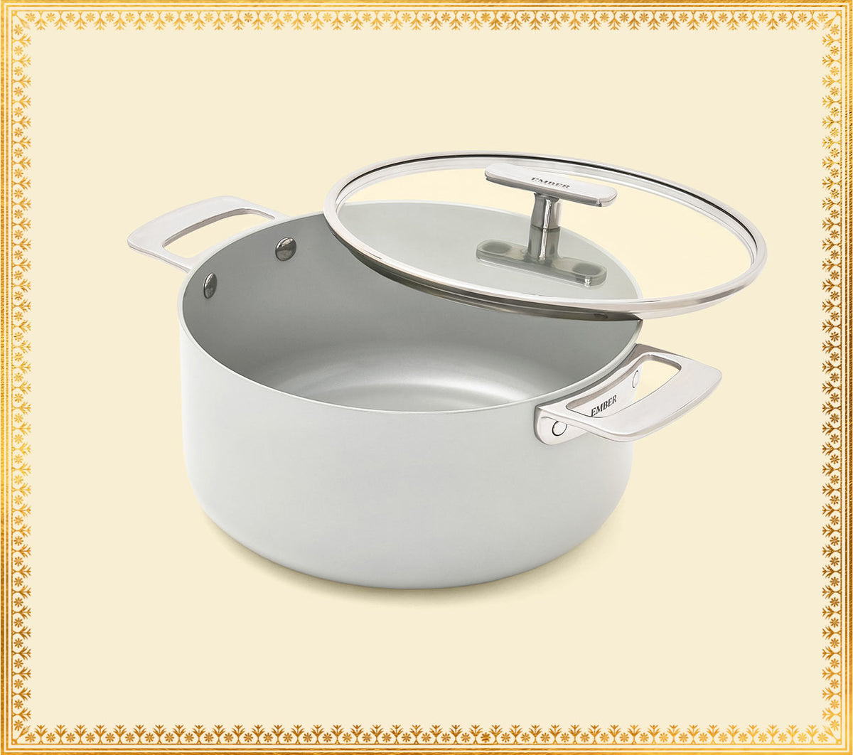 Dutch Oven 24cm with glass lid - Himalayan Mist