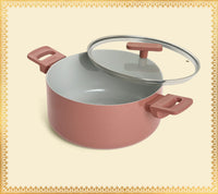 Dutch Oven 24cm with glass lid - Jaipur Terracotta