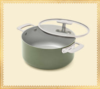 Dutch Oven 24cm with glass lid - Coorg Green