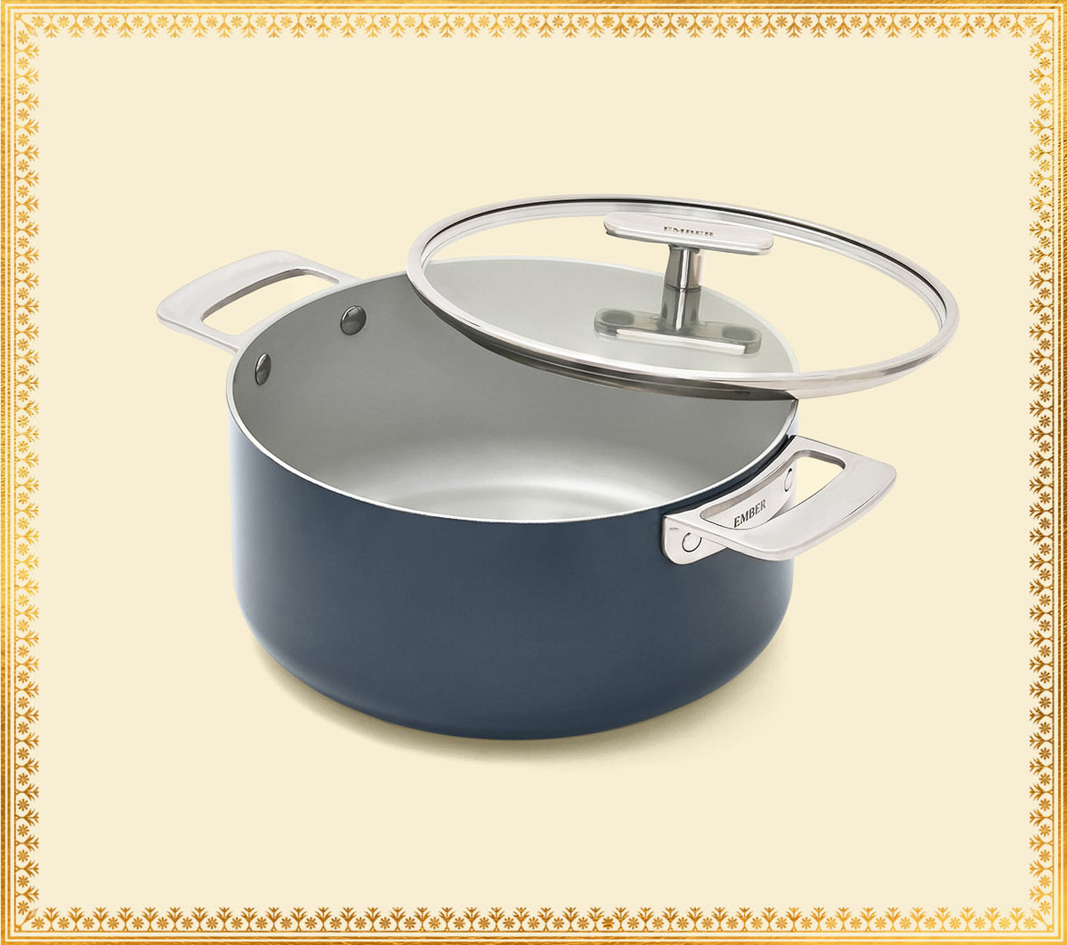 Dutch Oven 24cm with glass lid - Nilgiri Blue