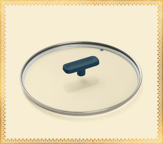 Glass Lid 24cm - Nilgiri Blue