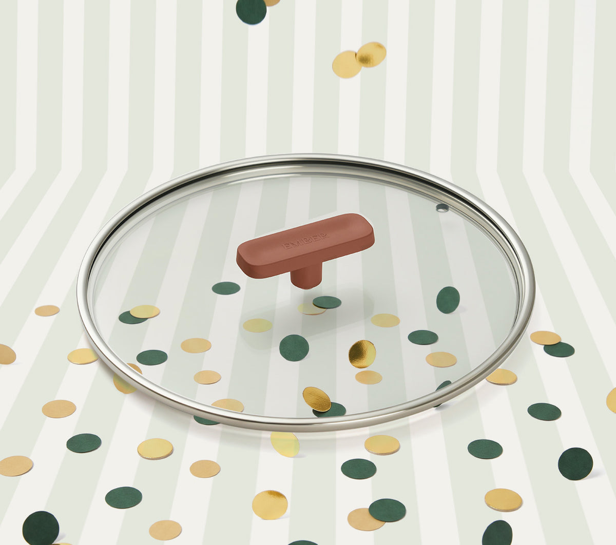 Glass Lid 24cm - Jaipur Terracotta