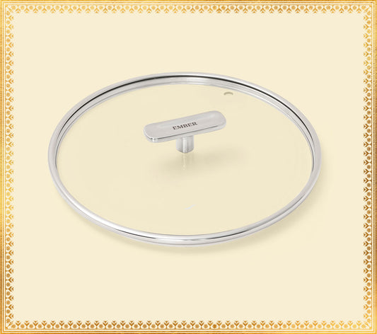 Glass Lid 24cm - Steel