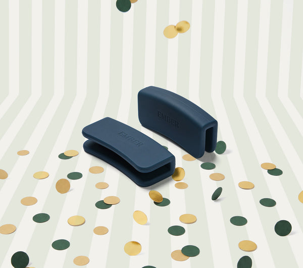 Ember Silicone Handle Holder (Set of 2) - Nilgiri Blue