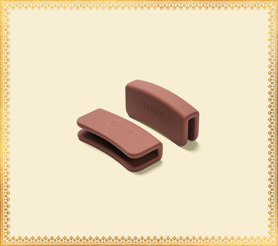 Ember Silicone Handle Holder (Set of 2) - Jaipur Terracotta 