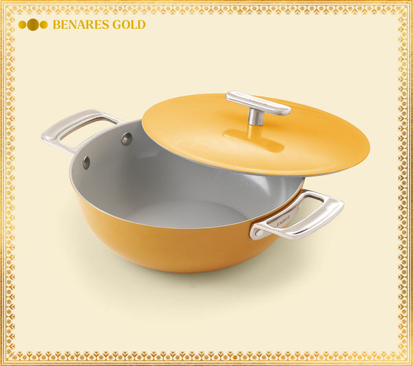 Kadai 24cm- Benares Gold