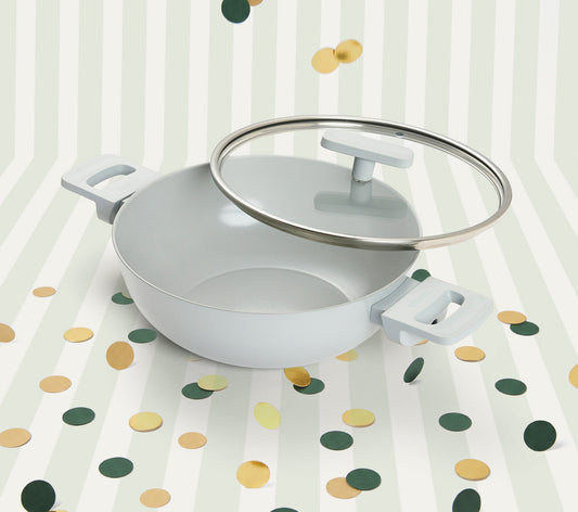 Kadai 24cm with glass lid - Himalayan Mist