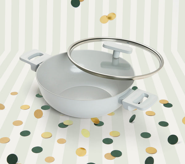 Kadai 24cm with glass lid - Himalayan Mist