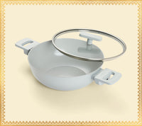 Kadai 24cm with glass lid - Himalayan Mist