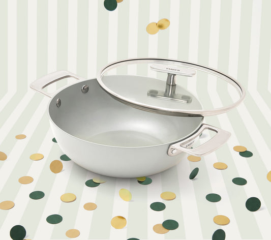 Kadai 24cm with glass lid - Himalayan Mist