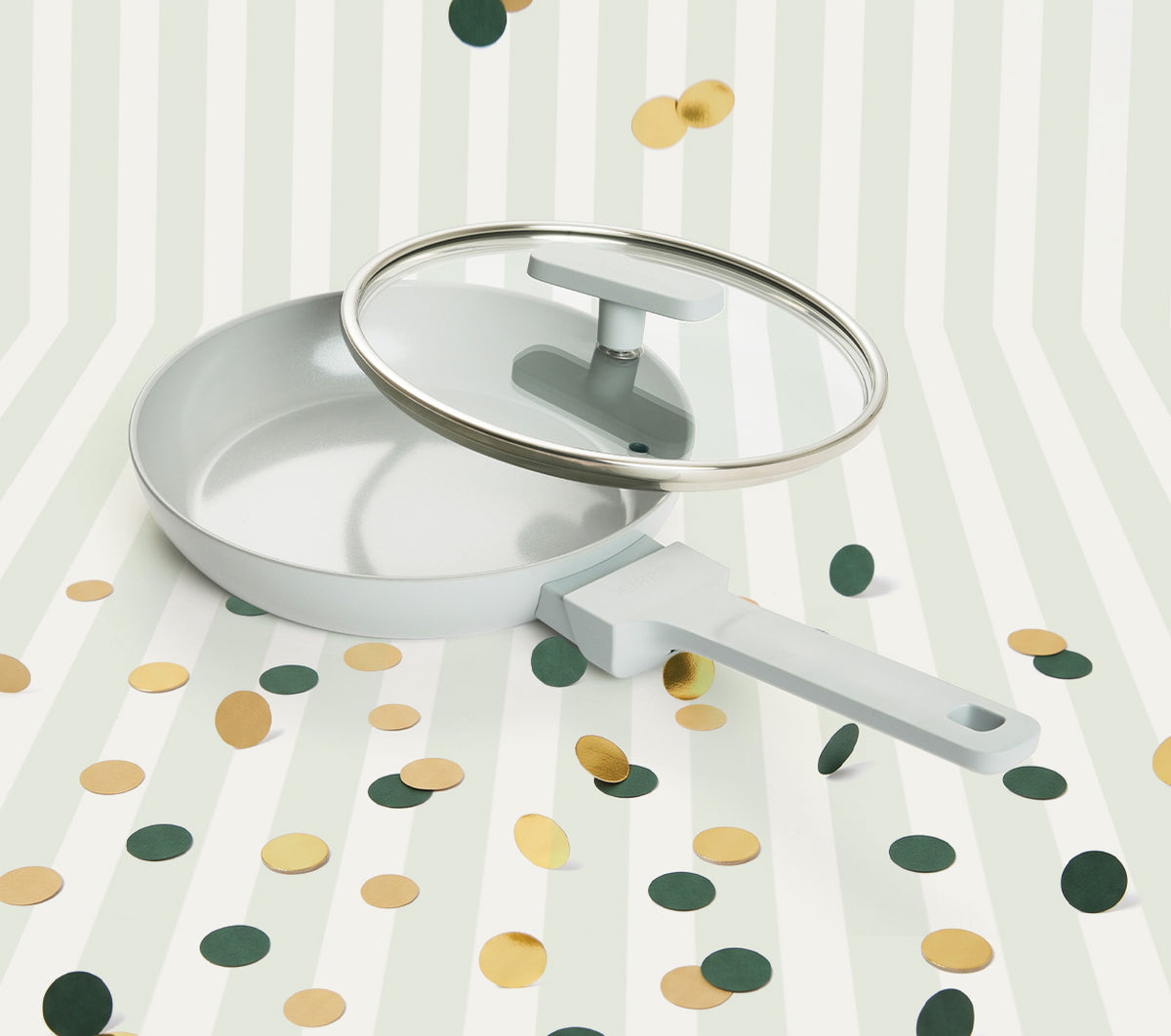 Mini Frypan with Glass Lid 20cm - Himalayan Mist