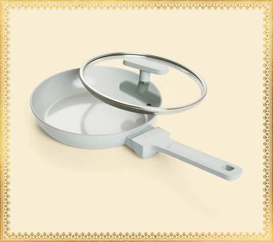 Mini Frypan with Glass Lid 20cm - Himalayan Mist