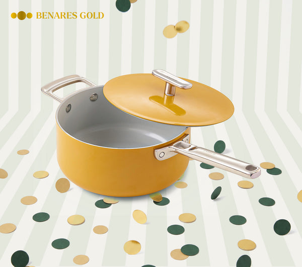 Saucepan 20cm - Benares Gold