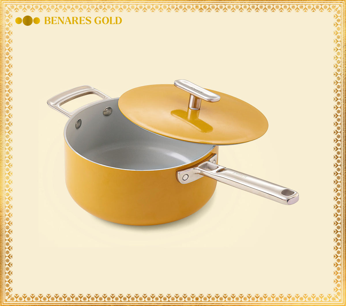 Saucepan 20cm - Benares Gold