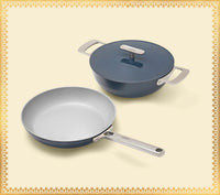 Ember Frypan + Kadai Duo - Nilgiri Blue
