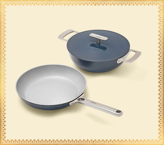 Ember Frypan + Kadai Duo - Nilgiri Blue