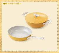 Ember Kadai + Frypan Duo - Benares Gold