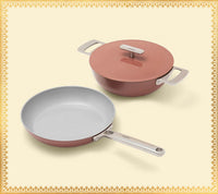 Ember Frypan + Kadai Duo - Jaipur Terracotta