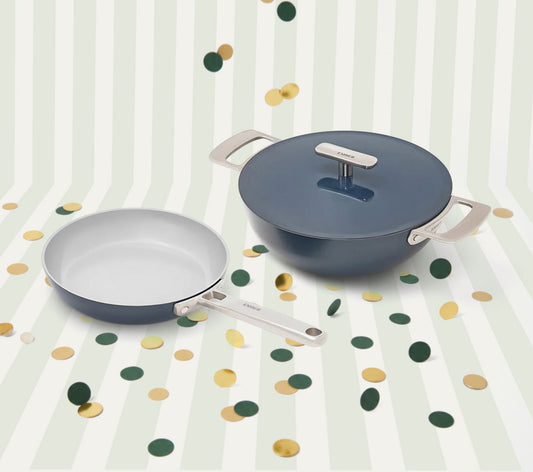 Ember Mini Frypan + Kadai Duo - Nilgiri Blue